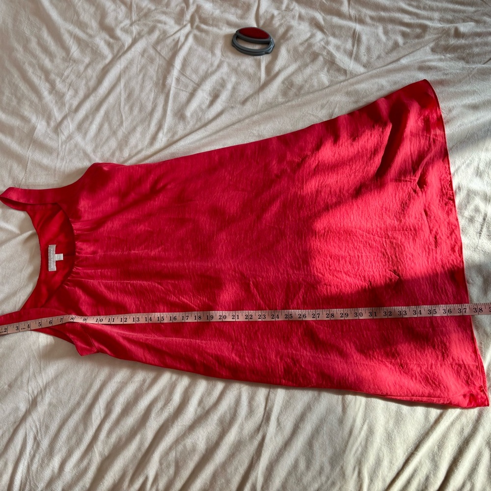 Banana Republic Red Scoop neck Dress Size 8 - Picture 6 of 9